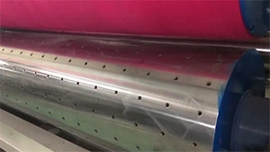 Регулировка фазы высекательного цилиндра (прямой ход)