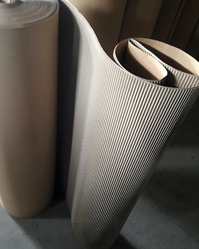 Линия производства двухслойного гофрокартона