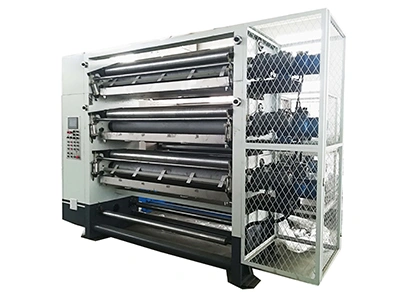 Клеепромазочная машина для семислойного гофрокартона