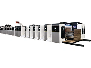 Флексопечатная фальцевально-склеивающая линия с двумя печатными цлиндрами